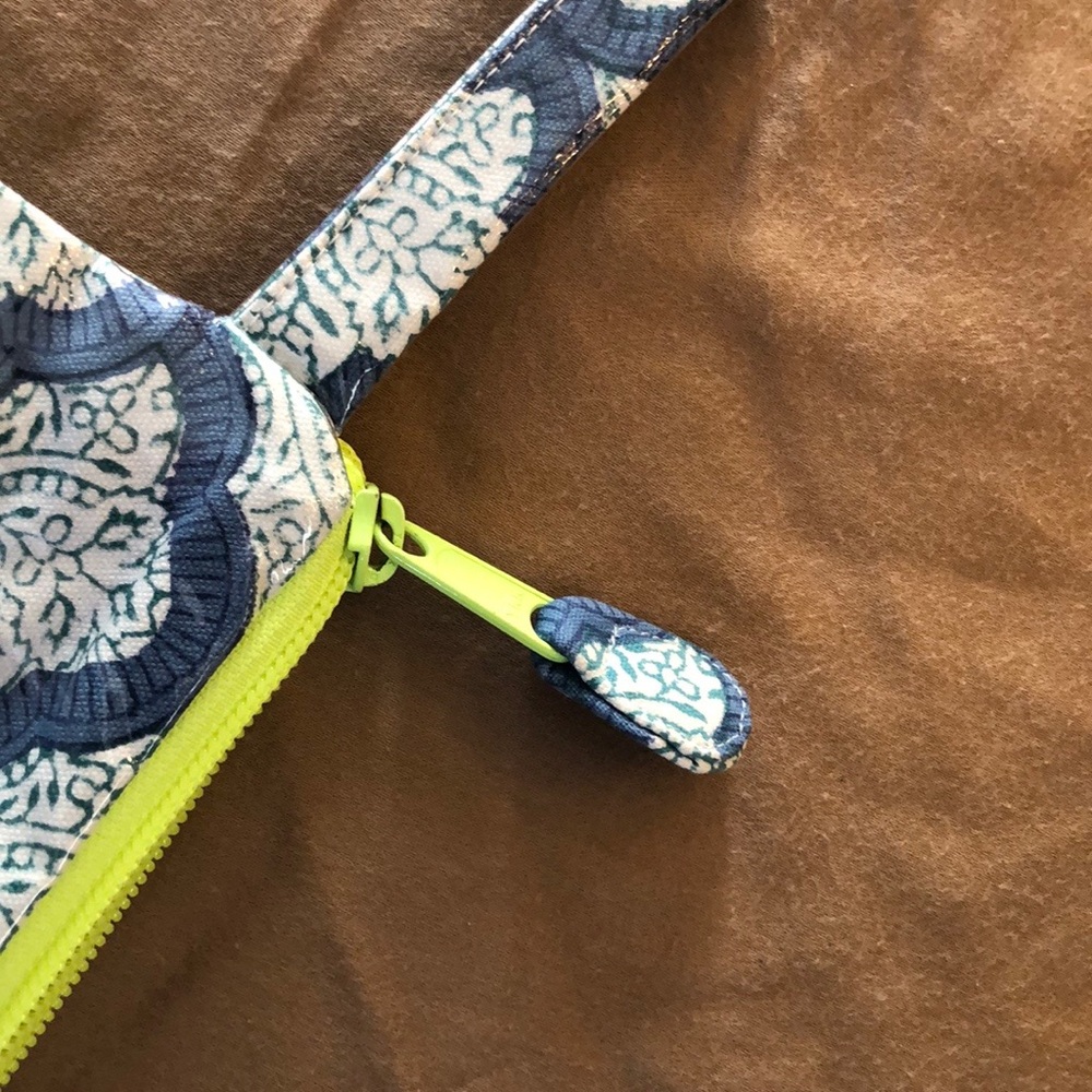 Blue Patterned Pouch - image 6